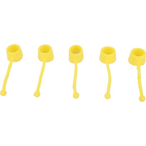 5Pièces Extenseurs Doigts en Silicone Sangle Élastique Renforcement Musculaire Flexion Extension 10lb Jaune (1/5)