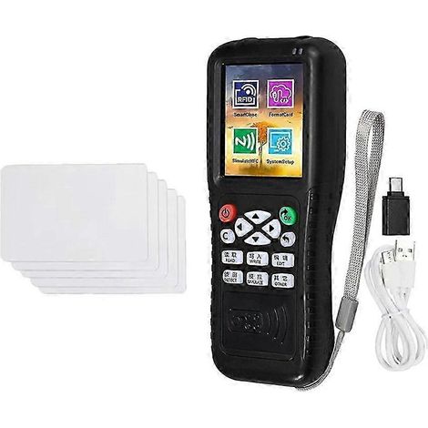 Lecteur-graveur de cartes à puce RFID NFC X100 avec 5 duplicateurs RFID pour la programmation de cartes à puce d'identification cryptées (1/5)