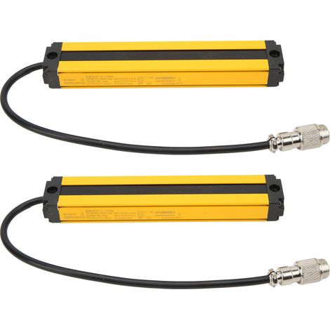 BEM0620-C-100NB IP65 Sicherheitslichtvorhang, 6 Infrarotstrahlen à 20 mm, Schutzgitter 10–30 V (1/5)