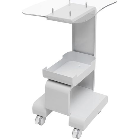 Chariot de beauté - Chariot de travail - Blanc - Pour salon de beauté - Avec panier de rangement (1/5)