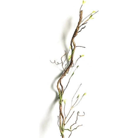 Lianes artificielles fanées, rotin décoratif pour façades de magasins et plafonds, branches et lianes d'arbres, décoration de branches fanées artificielles, environ 90 cm de long, taille moyenne, une
