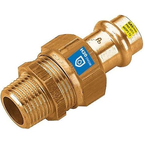 Raccord combiné à visser F/FM 18 mm x 1/2'' contour V