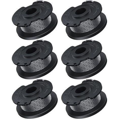 Pair Ø1,6 mm-5m de Longueur Fil Coupe Bordure Compatible avec Bosch Convient pour Coupe-Bordures Sans fil EasyGrassCut,Contient 6 Pièces F016800569 Bobine Coupe Bordure (1/5)