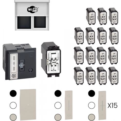 Bticino Kit gestione tapparelle Centralizzato APP Wireless Living Now - K2010KITN nr.15 Tapparelle