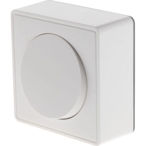 Zenitech – Interrupteur complet va et vient 10A en saillie – Plastique polycarbonate – Installation rapide avec bornes automatiques – Norme CE