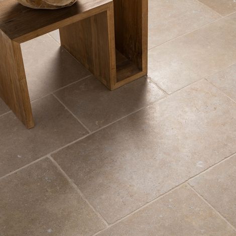 Dallage Pierre d'Egypte Beige Long. Librex30-40x1,5 cm - Intérieur et Extérieur (lot de 1 m²) - RO'MA NATURE (1/5)