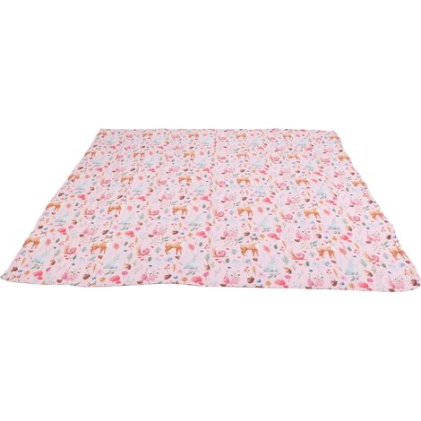 Couverture d'emmaillotage pour bébé en fibre de bambou et coton, jolis motifs, serviette de bain pour bébé, couverture d'allaitement (1/5)