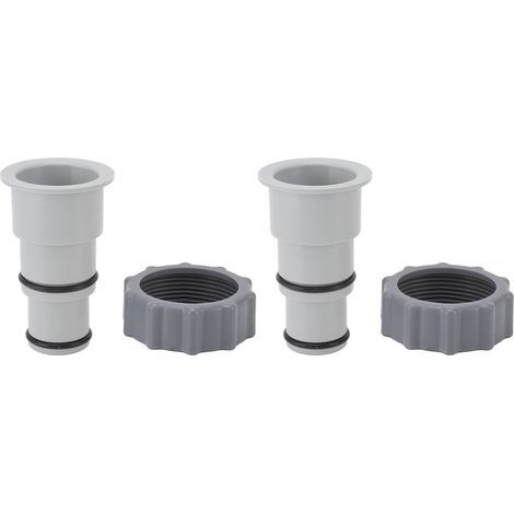 2 Adaptateurs Tuyau 1.5" vers 1.25" – Accessoires Plastique pour Pompes Raccordement Fileté, Conversion Diamètre Universelle (1/5)