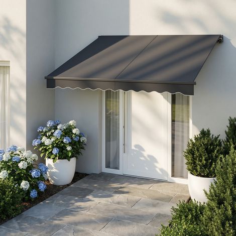 Songmics – Store banne réglable 300 x 250 cm – Manivelle ergonomique – Protection UV UPF 50+ – Alliage aluminium – Stabilité renforcée (1/5)