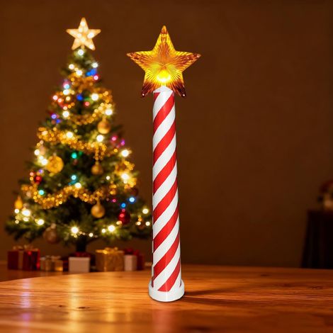 Contrôleur Lumineux Noël - Baguette Magique pour Guirlandes LED - Télécommande Sans Fil pour Décoration Arbre de Noël - 1 Pièce (1/5)