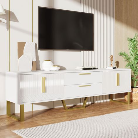 Mobile TV con 4 ante e 2 cassetti MDF 170 cm OKMYHOME (1/5)