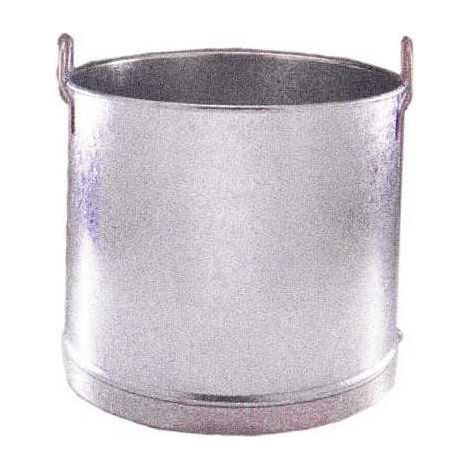 Cubo Recto Galvanizado 2 Asas Laterales 18 60 L. MANUEL SOLER