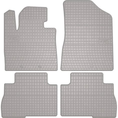 Alfombrillas de goma para coche: Kia Sorento II FL SUV (2012-2015) - color gris a juego. (1/5)
