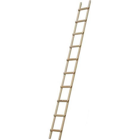 Echelle de toit en bois - Ecartement des barreaux 39cm - Longueur 4.50m - B3145039