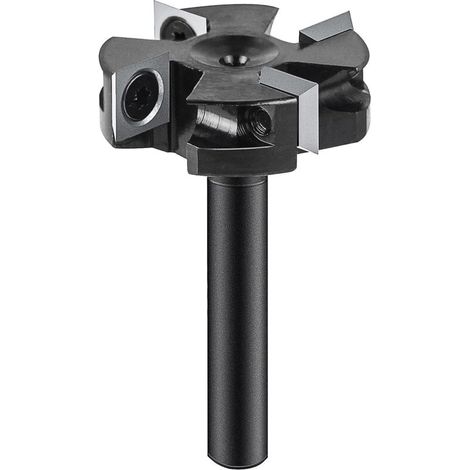 Oberflächenfräser mit 8 mm Schaftdurchmesser, Fräser mit 40 mm Schnittdurchmesser, CNC-Fräser mit 4 Einsätzen, Hobelfräser, Holzfräser (1/4)