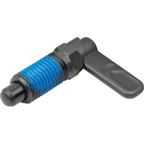 KIPP Sperrriegel M10 Ø 5mm Form AP ohne Kappe Stahl brüniert (1/3)