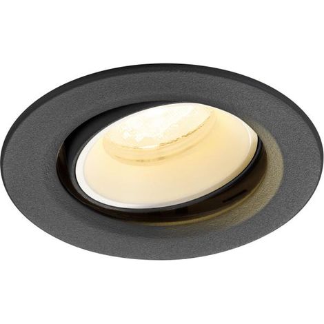 Spot encastré NUMINOS® MOVE XS intérieur 3000 K 40° IP20 rond noir /blanc - SLV - 1009347 (1/2)