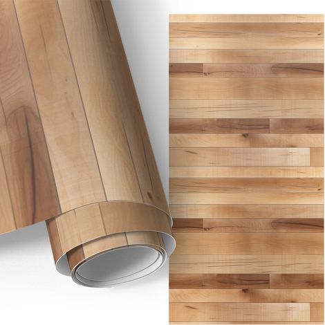 Klebefolie für Möbel - Möbelfolie - Selbstklebende - für Küche - Küchenfronten - Küchenschränke - Holzstruktur 50x100 cm