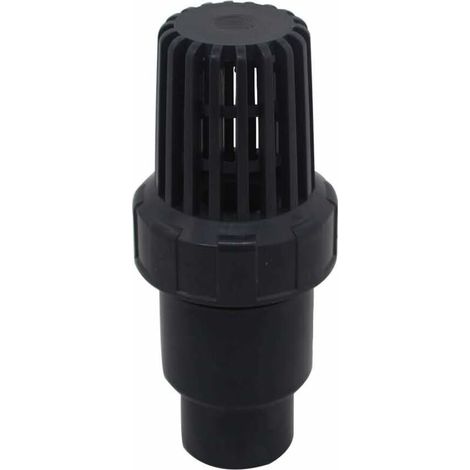 Fußventil, Kugelrückschlagventil, 32-mm-Sauganschluss, PVC-Sieb-Rückschlagventil für Schwimmbadpumpen (Innendurchmesser 40 mm)