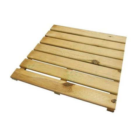 PAVIMENTO LEGNO EURO - PINO IMPREGNATO 7+3 LAMELLE CM 50X50 H.MM 24- 10 pezzi
