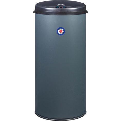 Rossignol – Poubelle automatique 45L – Système d'ouverture infrarouge silencieux – Corps en acier poudré anti-UV – Dimensions 31x68cm (1/5)