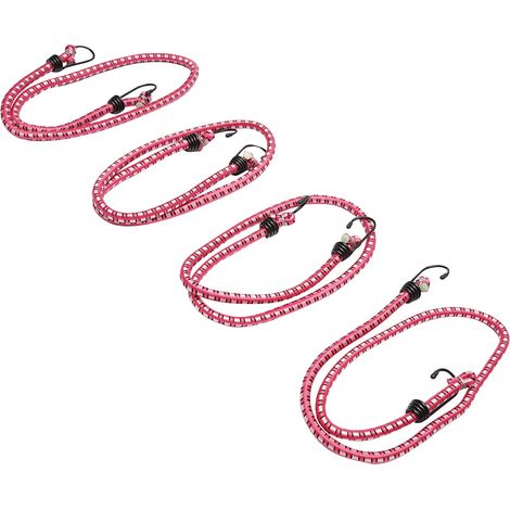 Set di 4 corde elastiche con ganci per ancoraggio carico, 10mmx100cm Breckner Germany (1/5)