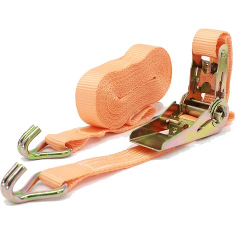 Spanngurte mit Ratsche Zurrgurt 6m 800 kg TUV/GS 25mm 2tlg.