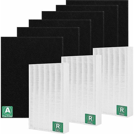 Filtre HEPA de rechange HPA300 compatible avec les purificateurs d'air Honeywell série HPA300 (1/5)