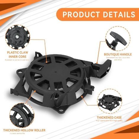 Seilzugstarter für Rasenmäher – Kompatibel mit Honda GC190 GCV190 – Robustes PVC – Einfache Montage und zuverlässige Leistung – 28400-Z0M-801 (1/4)