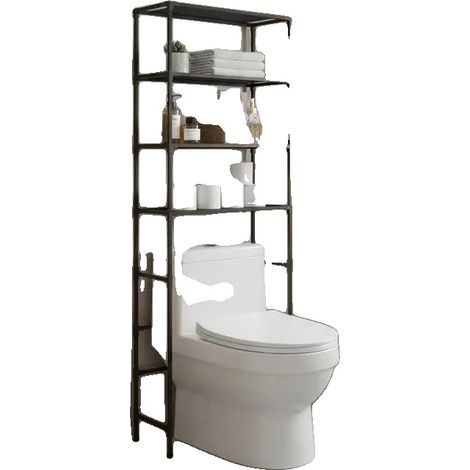 Étagère, Design Gain de Place, Organisation Multi-Niveaux, vert armée (1/2)
