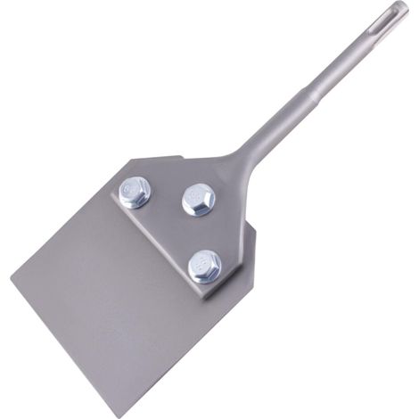Burin à mastic SDS-Plus 250 x 100 mm, grattoir de sol pour enlever la colle au sol, tapis, carrelage en PVC, couleur (1/5)