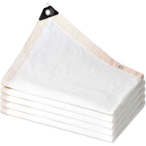 85% - 95% Shading Rate Anti Heat Net, Anti Leaf Net Swimming Pool Shading Nets with Eyelets, for Farm Garage Balcony Garden. (White 12-Pin / 3m 5m / 9.8ft 16.4ft) (1/5)