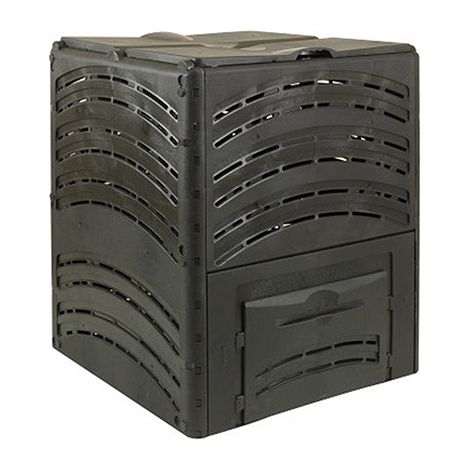 Kunststoffkomposter 650 Liter für den Garten – (L x B x H) 800 x 800 x 1000 mm - 213004