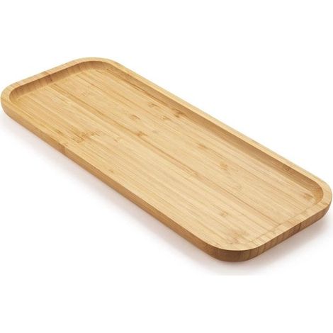 Mobiletto da bagno - Organizer per cassetta di scarico del WC in bambù e ripiano decorativo 36 x 15 x 2 cm (1/2)