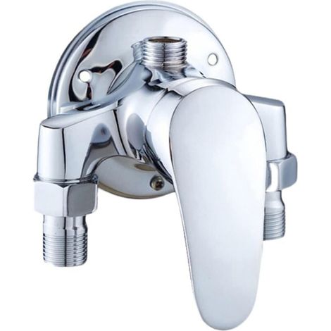 Bathroom Diverter Valve, Brass Shower Mixer Valve, Single Handle Hot Cold Shower Valve, Solar Water Heater Mixer Valve MUMU (1/4)