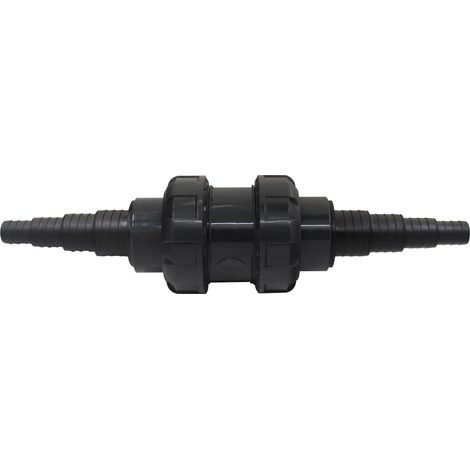 Rückschlagventil für Pool & Garten mit Schlauchtülle, Kunststoff, 20-38mm