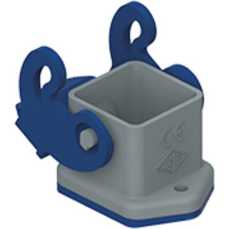 embase encastrée - 1 levier - gabarit 21.21 - serie ttype-h - ilme ckh03i