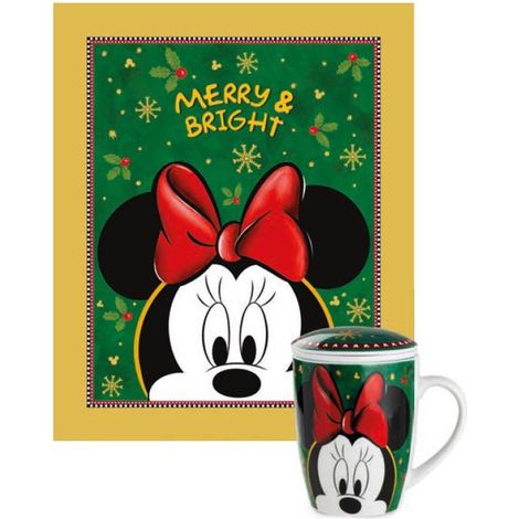 Disney Winter Magic Minnie Mouse set plaid e tisaniera 430 ml (1/3)