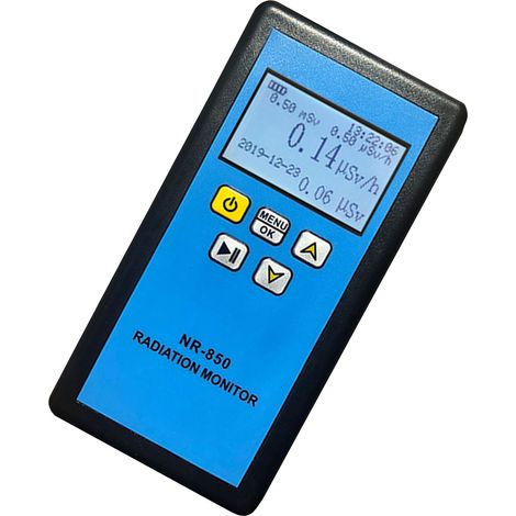 Détecteur de rayonnement nucléaire, testeur d'ionisation de billes radioactives, alarme sonore, lumineuse et vibratoire, écran LCD, moniteur de rayonnement NR 850 (erreur inhérente relative ≤ ±10 %) (1/5)