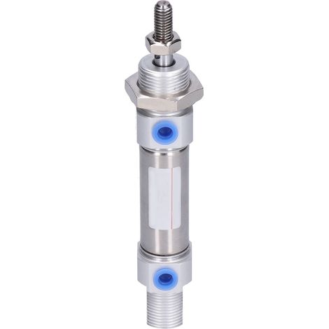 Vérin pneumatique miniature MI20x150, tige de piston en acier inoxydable, alésage 20mm, course 150mm, équipement à mouvement alternatif (1/5)