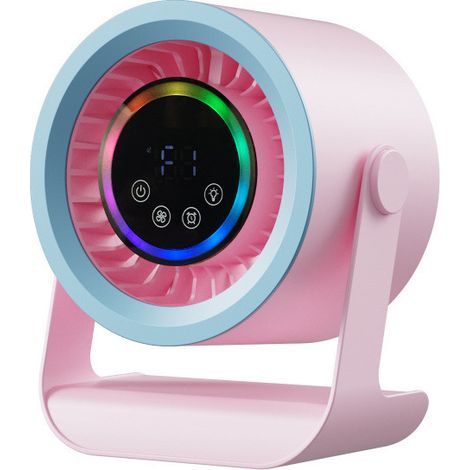 Wandmontierter Turboventilator - Wiederaufladbar, Geräuscharm, für Küche, Büro, Hohe Geschwindigkeit - Alovez