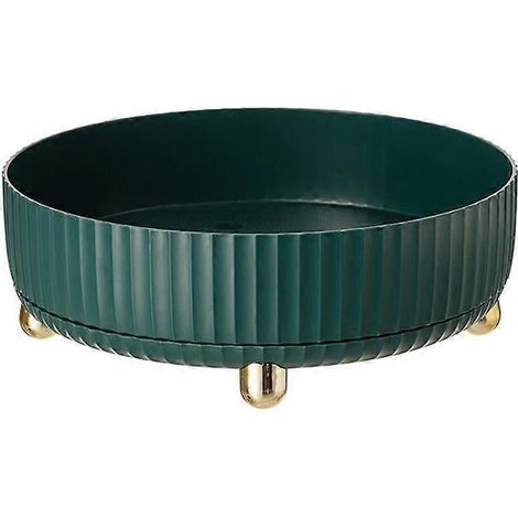 Étagère de rangement multifonction rotative à 360°, résistante à l'huile et antidérapante, pour ustensiles de cuisine. (1/5)