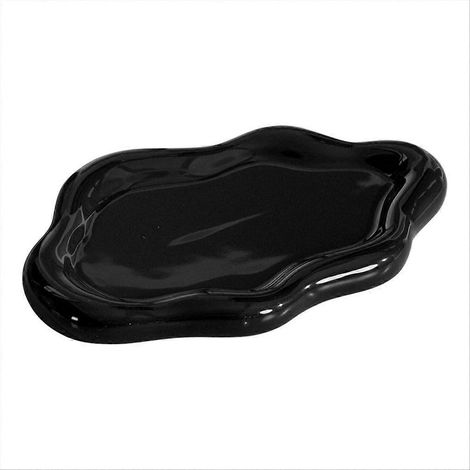 Plateau à bijoux en céramique pour bagues, clés et petits objets, décor en forme de nuage, B (1/5)