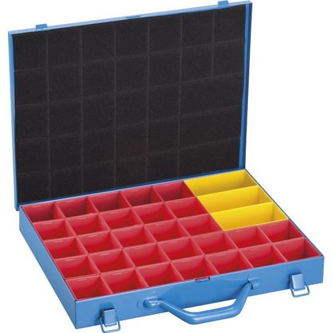 BOITE MALLETTE CAISSE ORGANISEUR ASSORTIMENT QUINCAILLERIE OUTILS 0423/2 (1/2)
