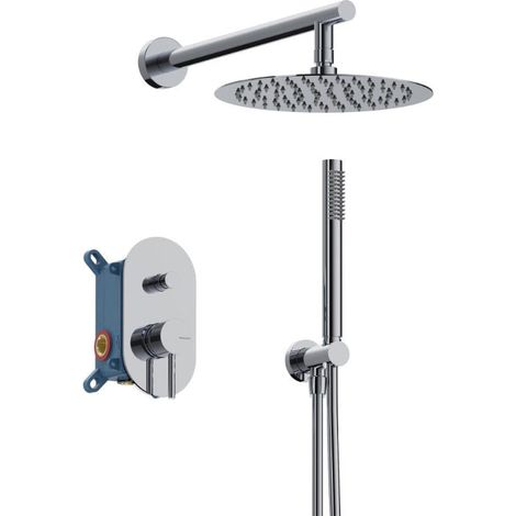 Kit de ducha empotrado LOOP Cromado