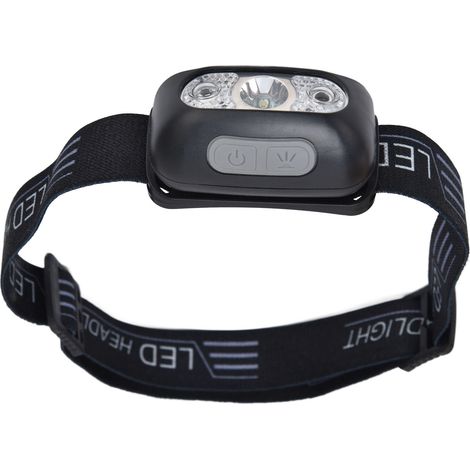 Multifunktionale LED-Stirnlampe mit verstellbarem Winkel, wasserdicht, USB-Ladefunktion, Bewegungssensor, tragbare Stirnlampe (1/5)