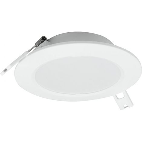 Downlight encastré rond blanc 17 cm LED 12W 4000K (1/4)