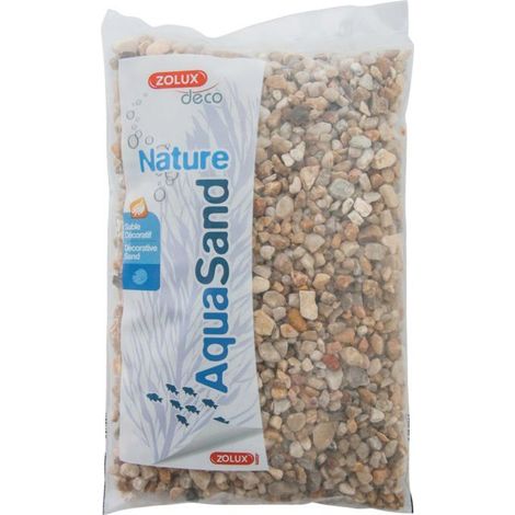 Aquariumsubstrat zolux aquasand nature Quarz natürlich 1kg (1/2)