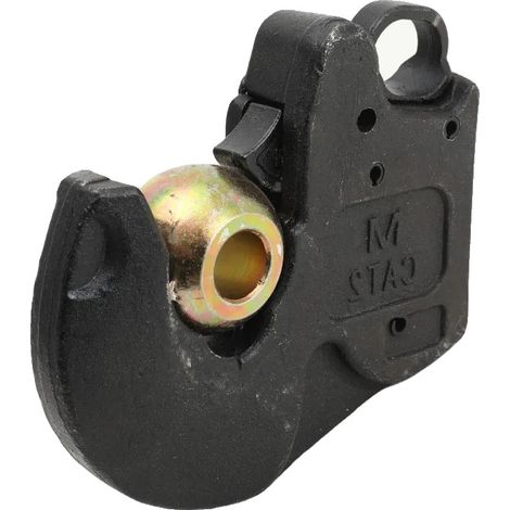 Attache rapide, construction en acier, 178 mm x 160 mm x 35 mm, diamètre de la boule 56 mm, poids 8,1 kg, compatible avec les tracteurs de 60 à 120 PS (1/5)