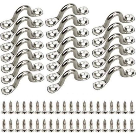 Poignée de Maintien de Bateau, 20pcs Barre de Maintien en Acier Inoxydable 316 de 56 Mm pour Bateau de Yacht, RV